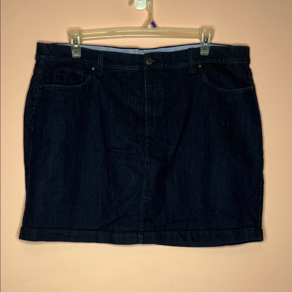 Croft and Barrow Classic Denim Skirt